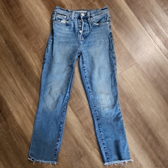 Frank & Eileen Cork Straight Leg Jeans – Everyday Blue Denim - Picture 2 of 10